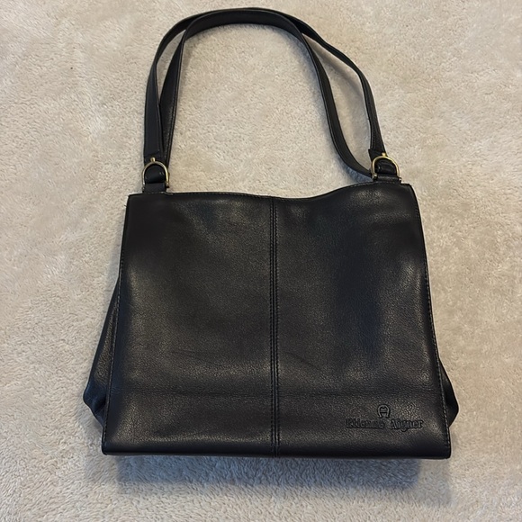 Etienne Aigner Black Genuine Leather Purse - Picture 5 of 10